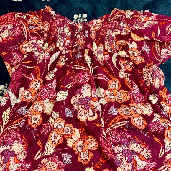 Old Navy | Floral Peasant Blouse – Size M - Picture 12 of 14